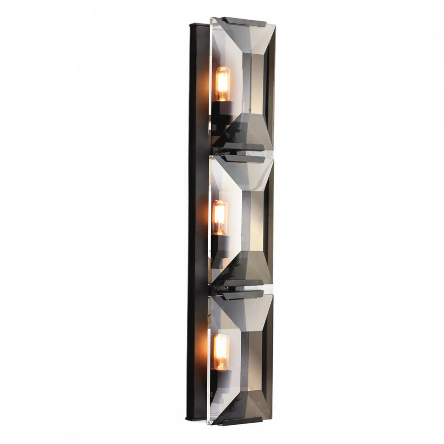 Valonne Crystal Triple Sconce