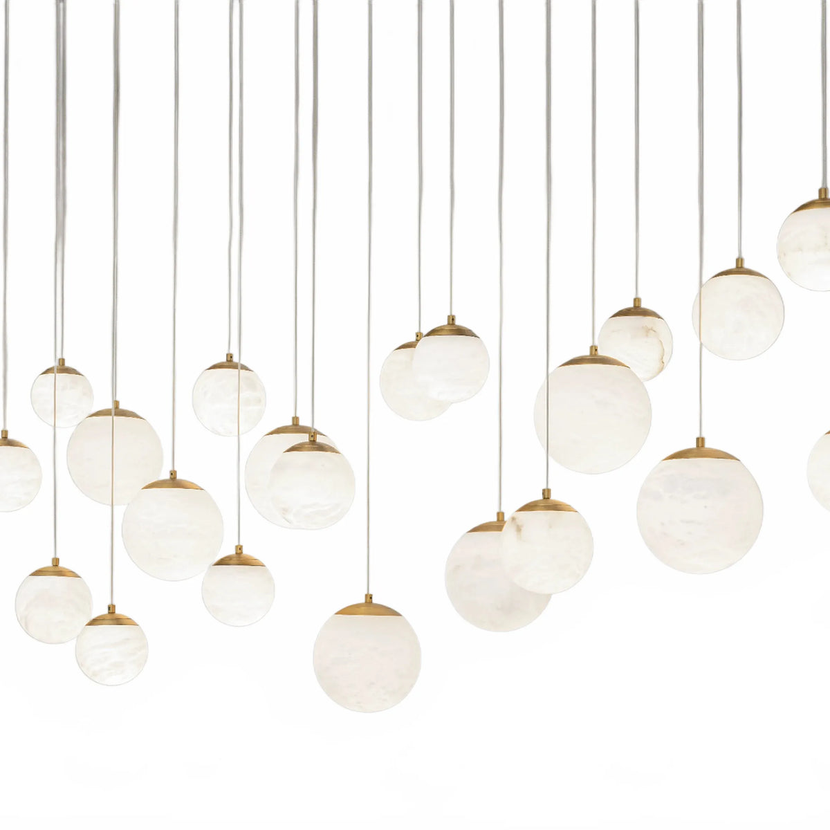 Alien Alabaster Linear Chandelier