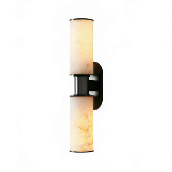 Horlin Double Sconce in Alabaster
