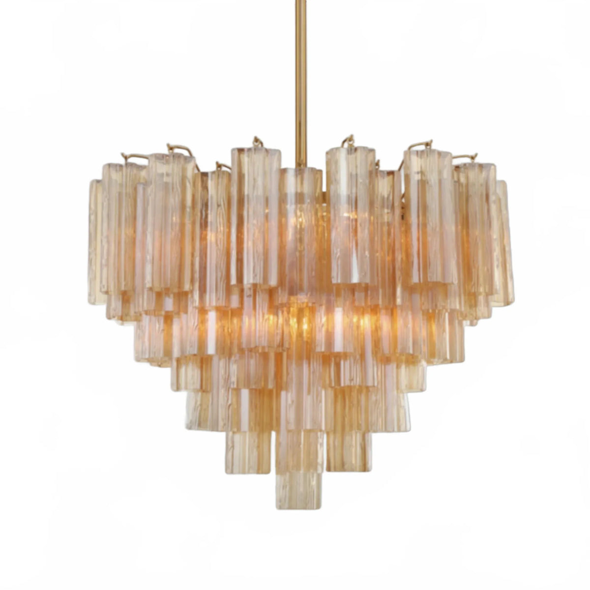 Adois Glass Multi-layer Round Chandelier