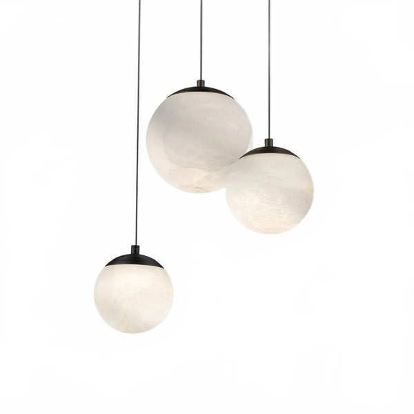 Alien Alabaster Around Chandelier