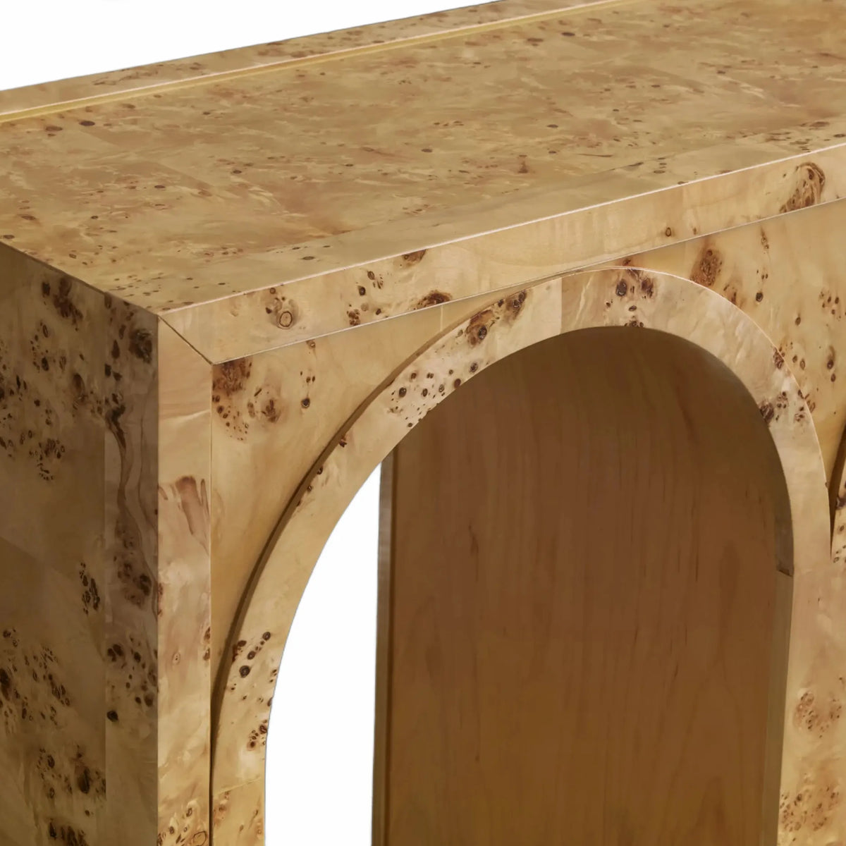 Hottiy Burl Console Table