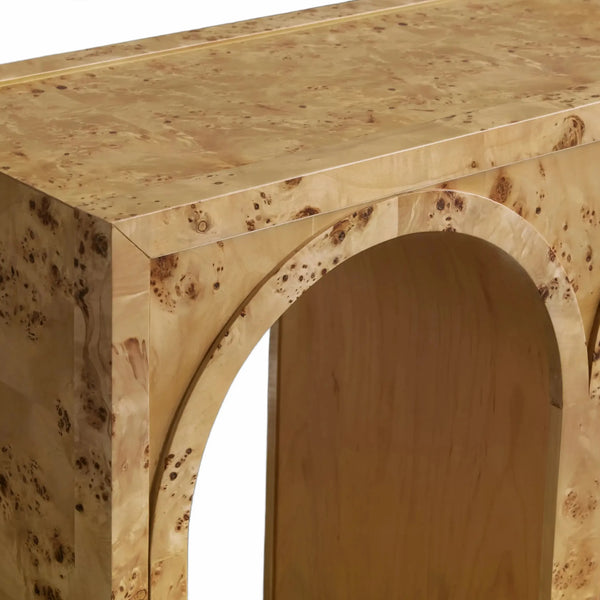 Hottiy Burl Console Table