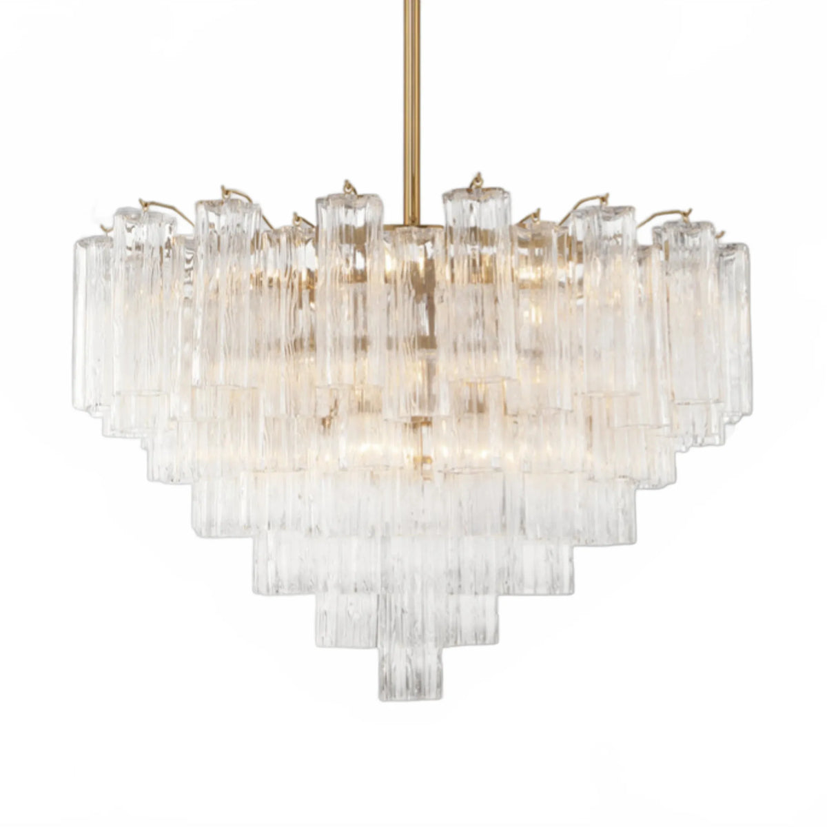 Adois Glass Multi-layer Round Chandelier