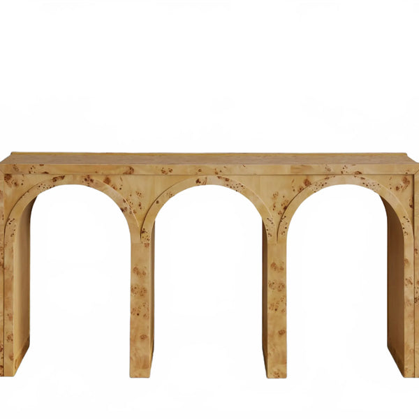 Hottiy Burl Console Table