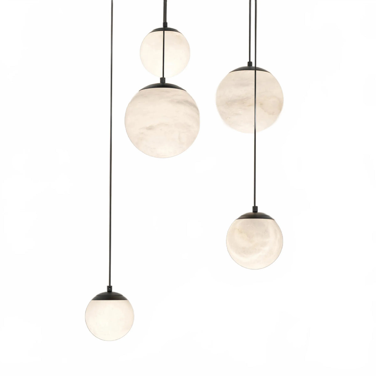 Alien Alabaster Around Chandelier