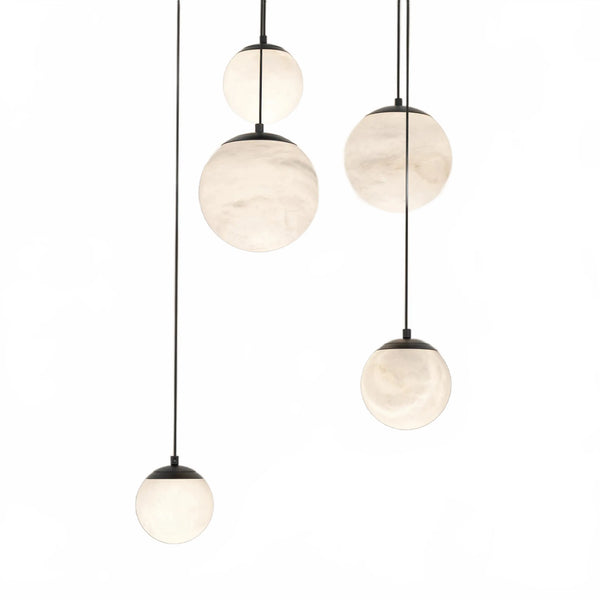 Alien Alabaster Around Chandelier