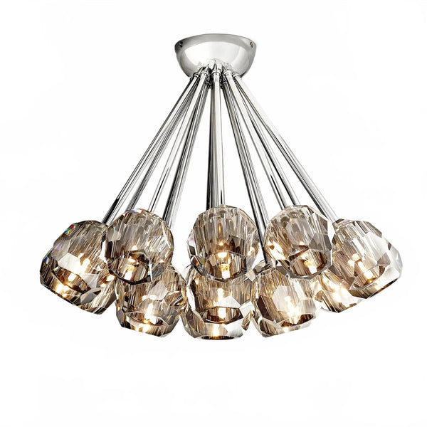 Orbital Cristal Glass Flushmount