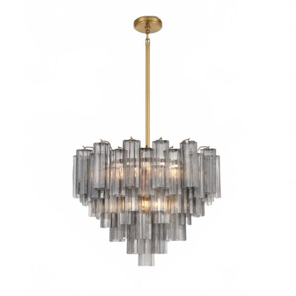 Adois Glass Multi-layer Round Chandelier