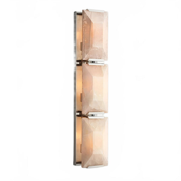 Valonne Calcite Triple Sconce