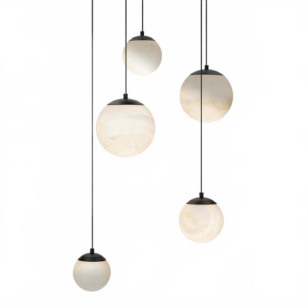 Alien Alabaster Around Chandelier