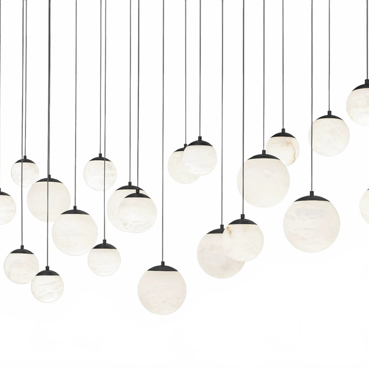 Alien Alabaster Linear Chandelier