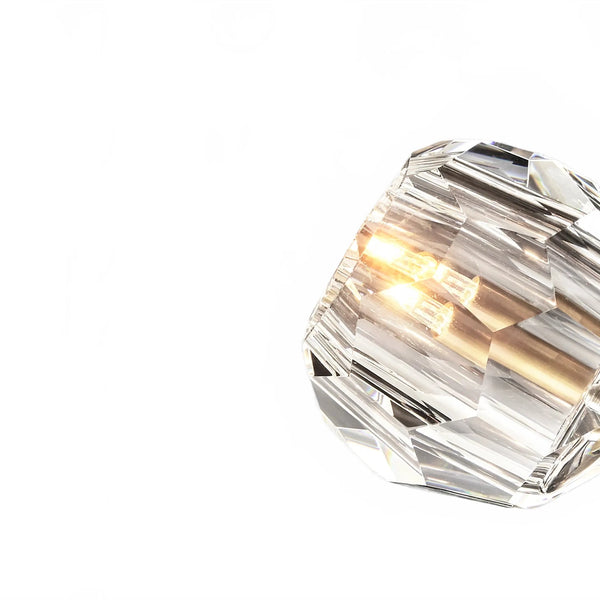 Orbital Cristal Glass Rod Pendant