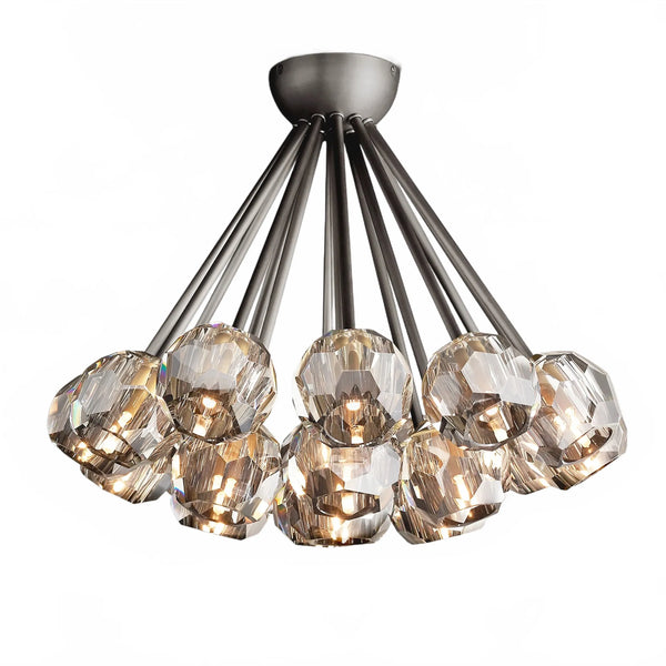 Orbital Cristal Glass Flushmount