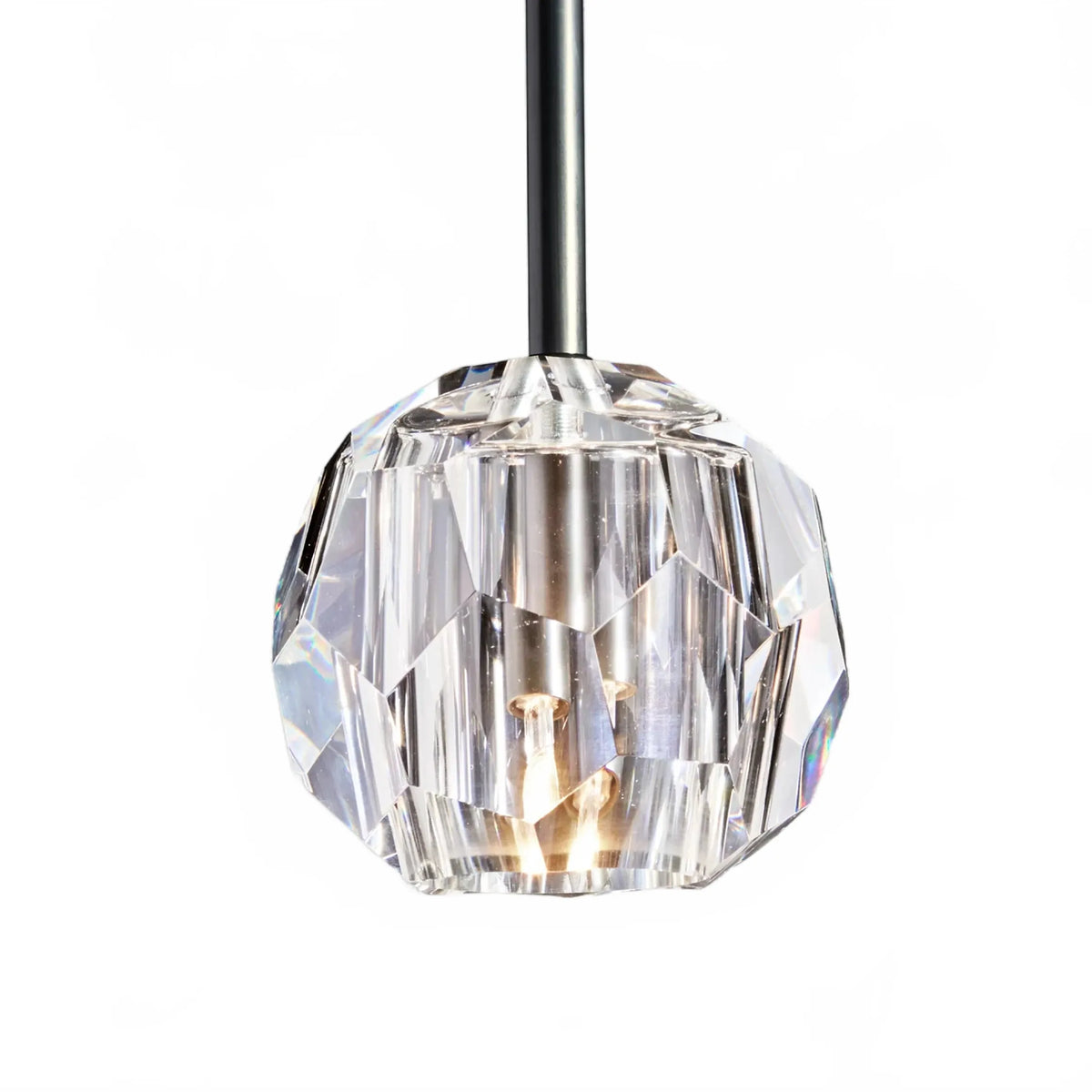 Orbital Cristal Glass Rod Pendant