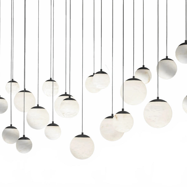 Alien Alabaster Linear Chandelier