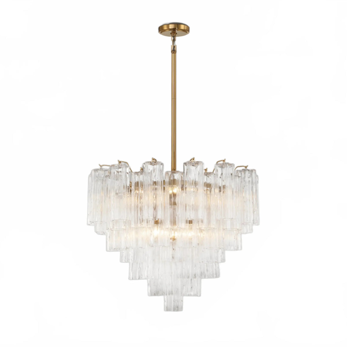 Adois Glass Multi-layer Round Chandelier