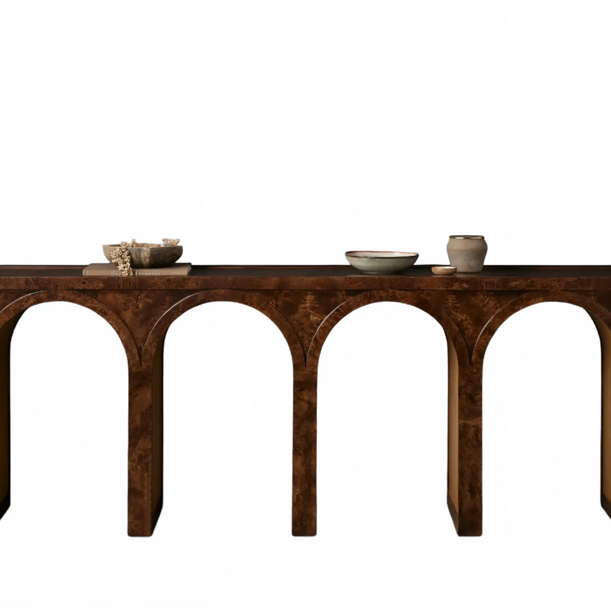 Hottiy Burl Console Table