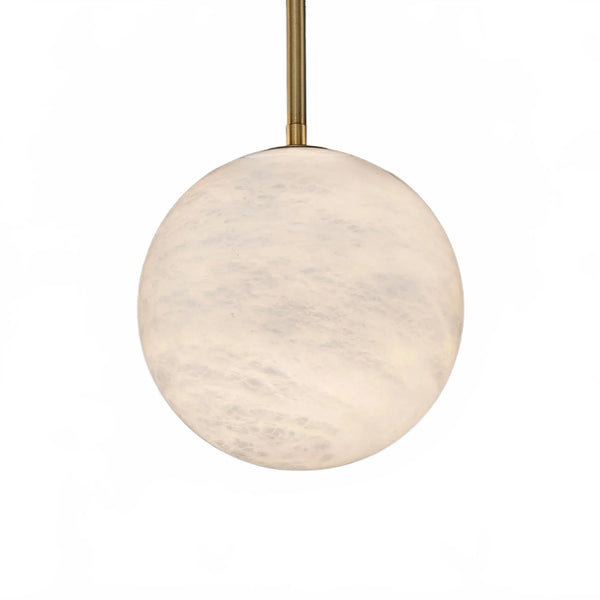 Alien Alabaster Globe Pendant