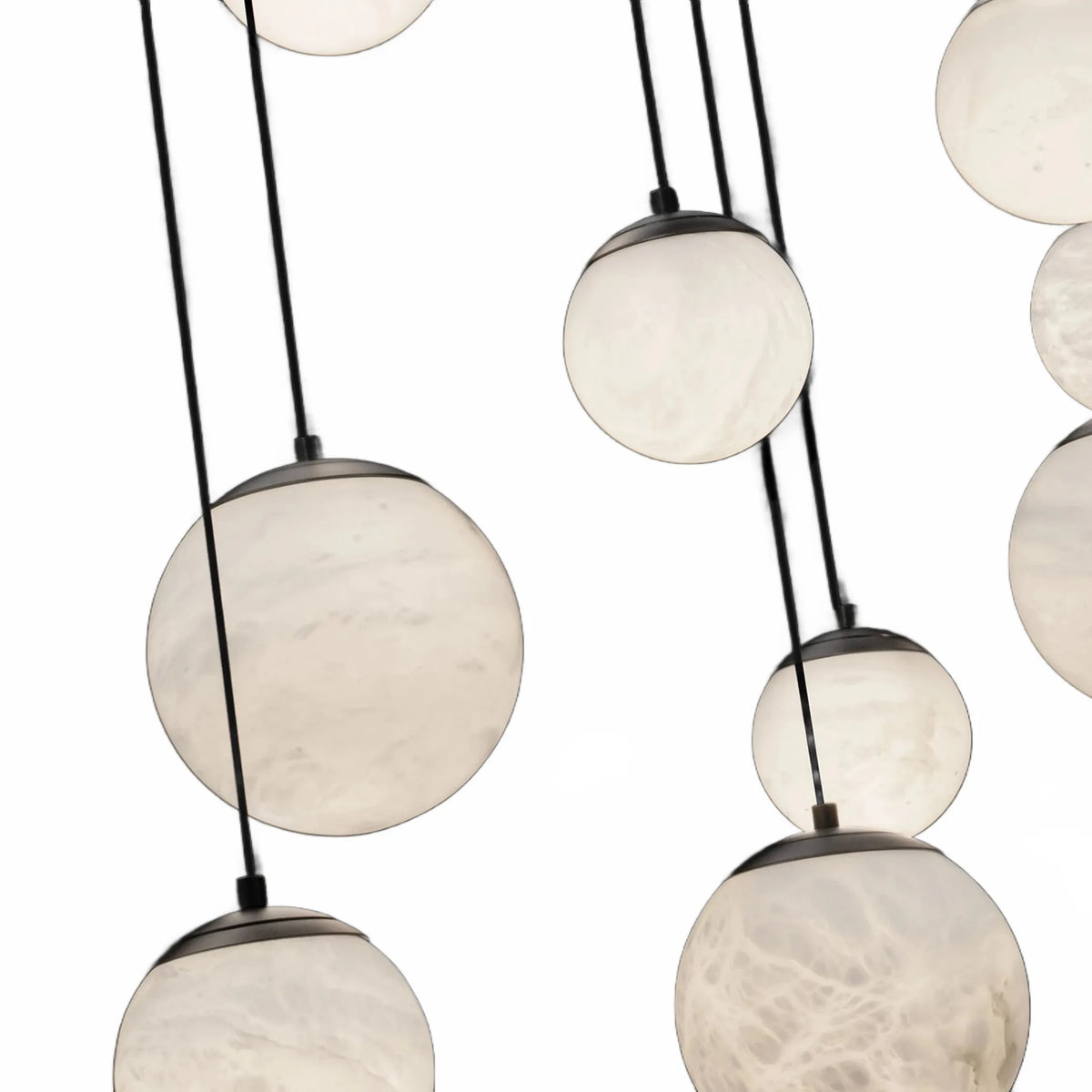 Alien Alabaster Linear Chandelier