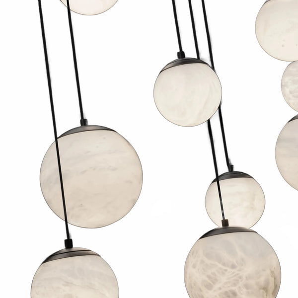 Alien Alabaster Linear Chandelier