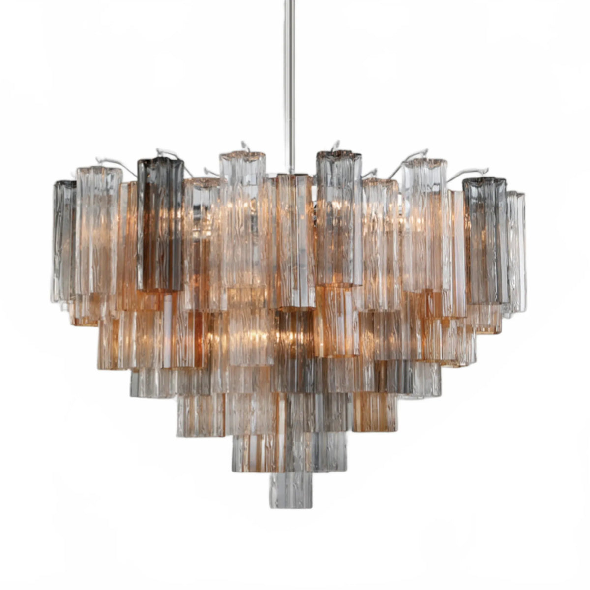 Adois Glass Multi-layer Round Chandelier