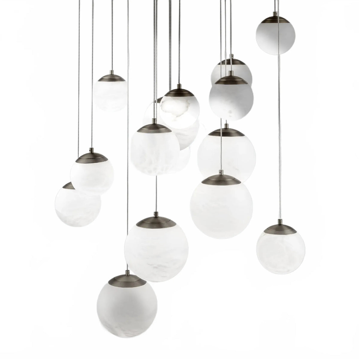 Alien Alabaster Around Chandelier