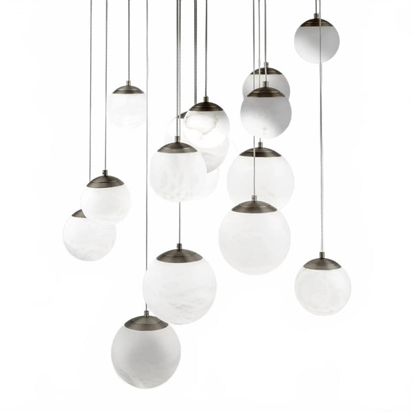 Alien Alabaster Around Chandelier