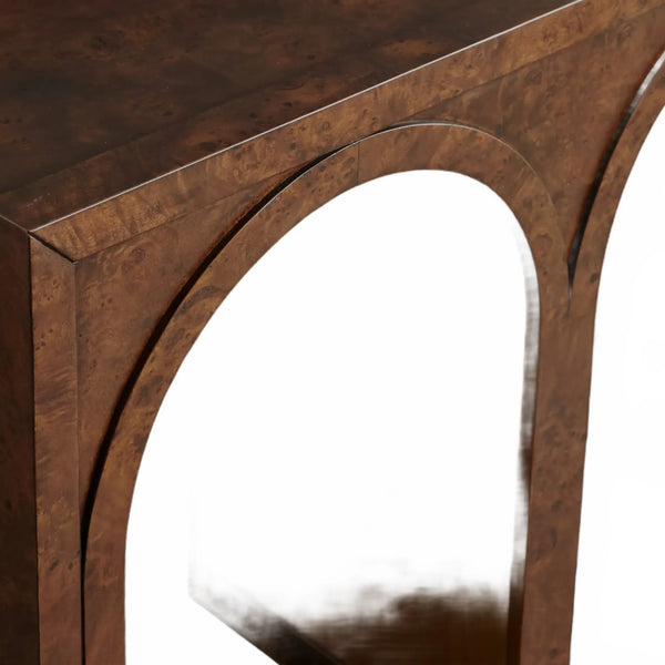 Hottiy Burl Console Table