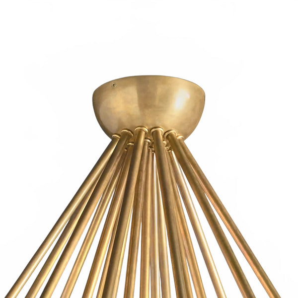 Orbital Cristal Glass Flushmount