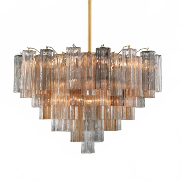 Adois Glass Multi-layer Round Chandelier