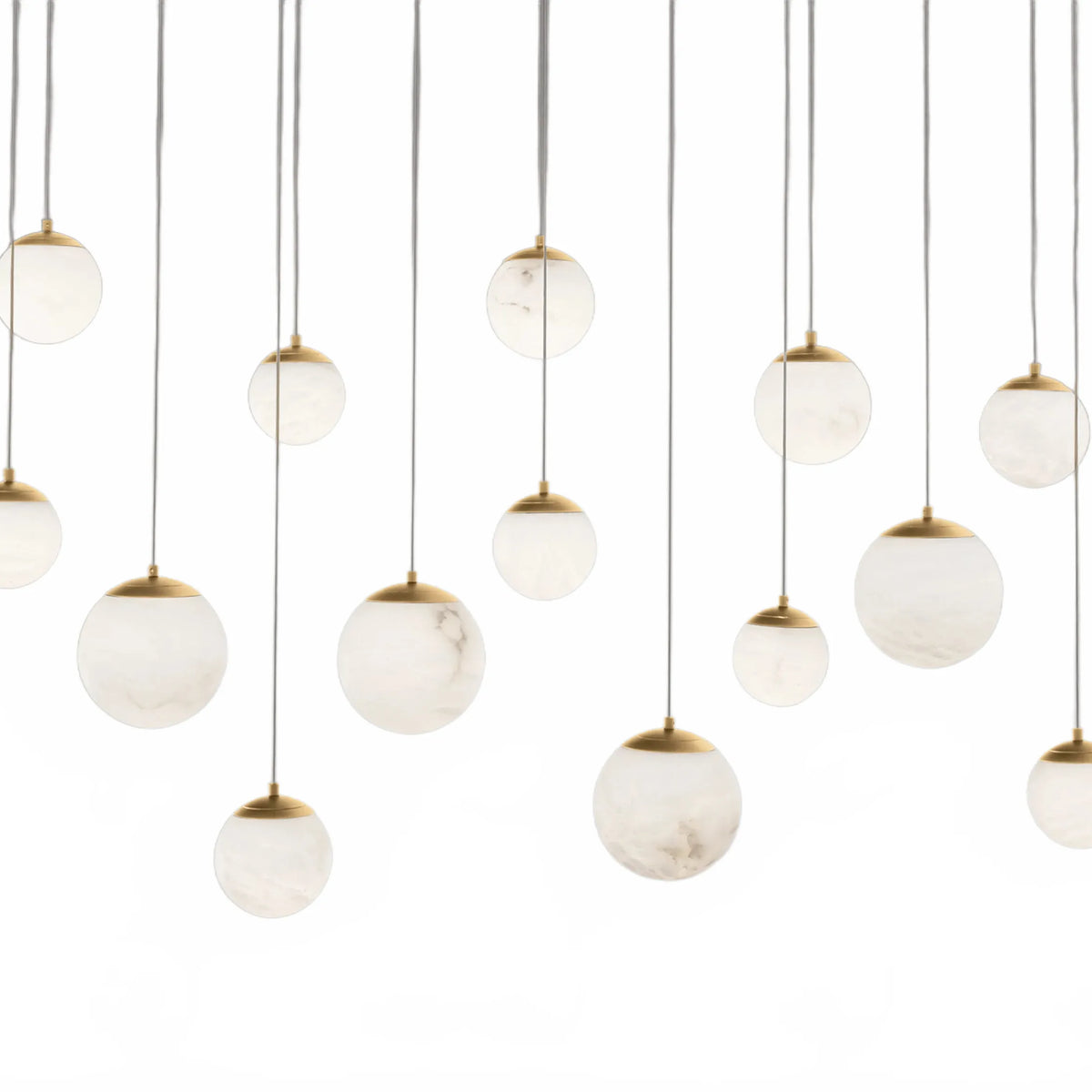 Alien Alabaster Linear Chandelier