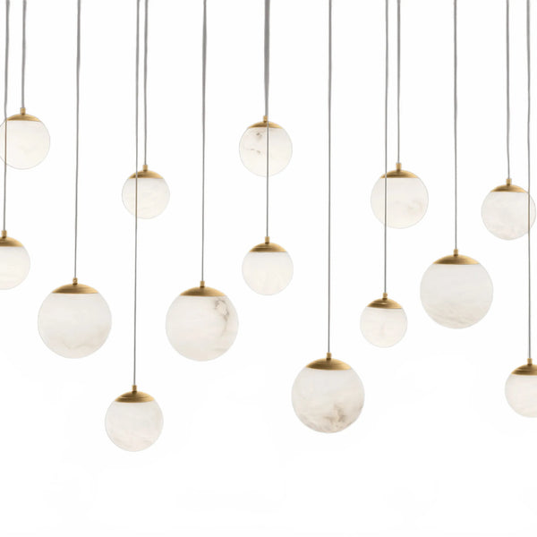 Alien Alabaster Linear Chandelier