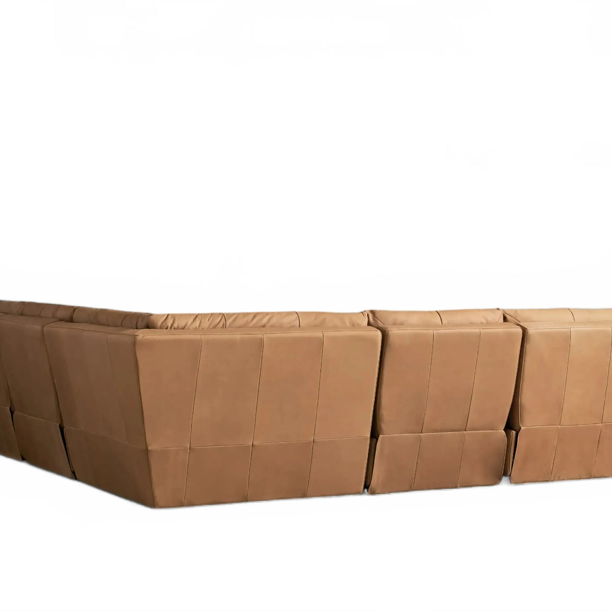 Lannaro Leather Five-Piece Motion Corner Sectional