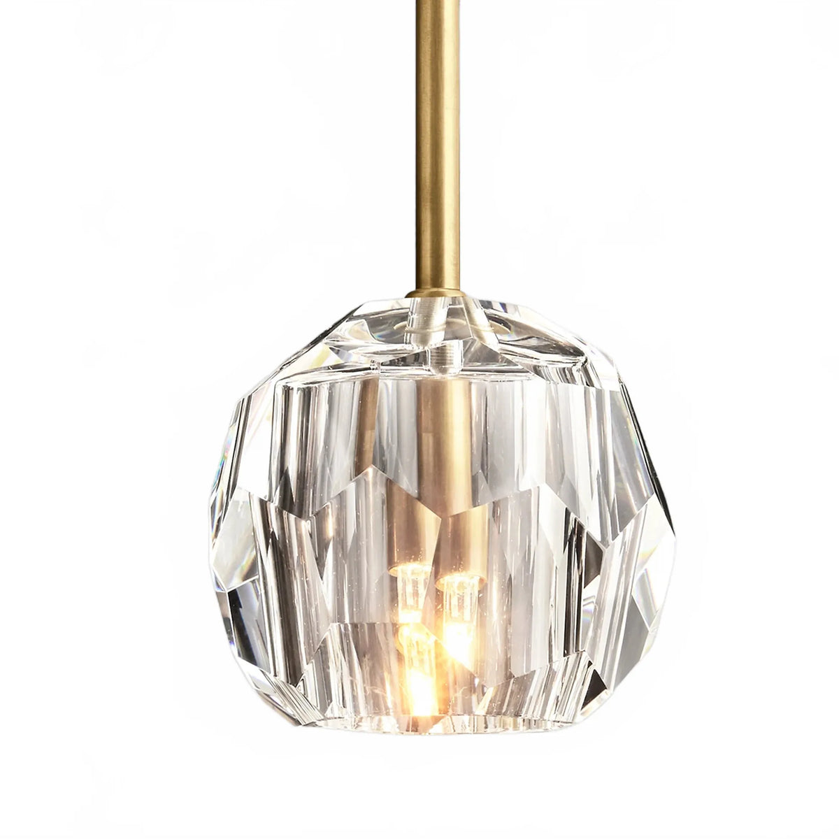 Orbital Cristal Glass Rod Pendant