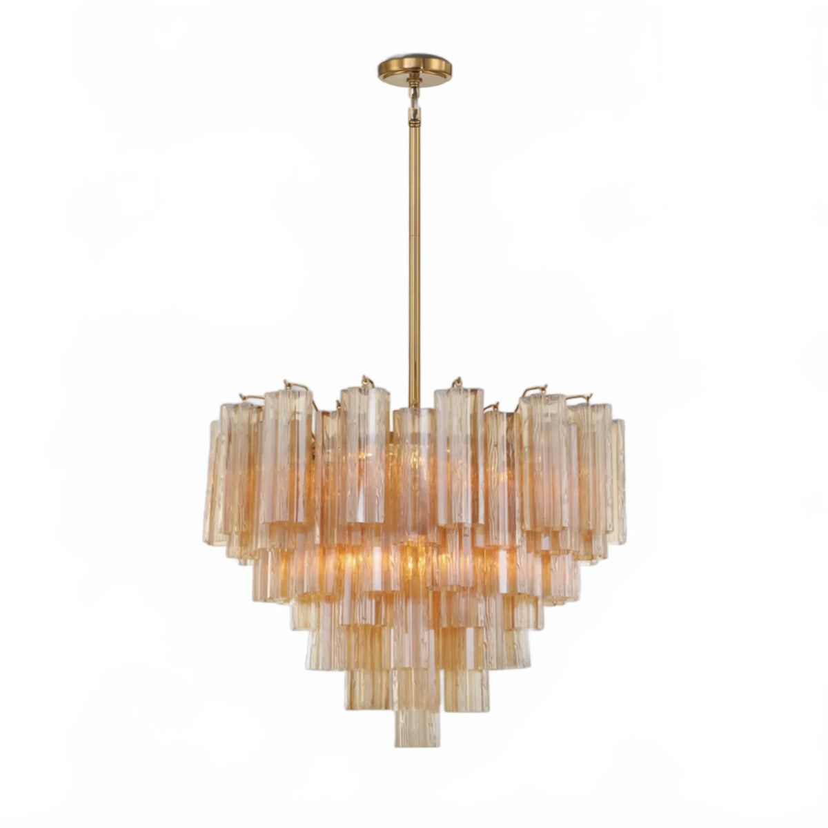Adois Glass Multi-layer Round Chandelier