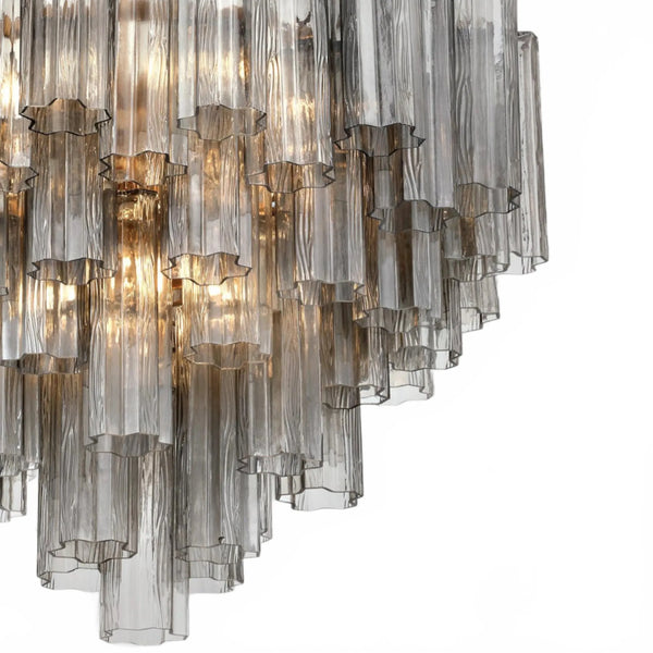 Adois Glass Multi-layer Round Chandelier