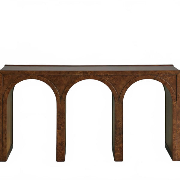 Hottiy Burl Console Table
