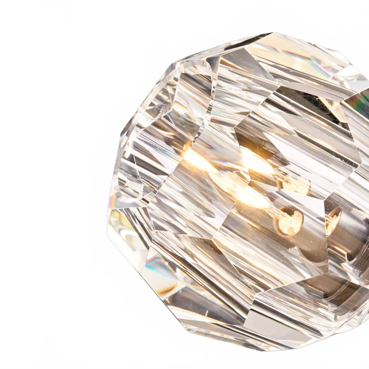 Orbital Cristal Glass Flushmount