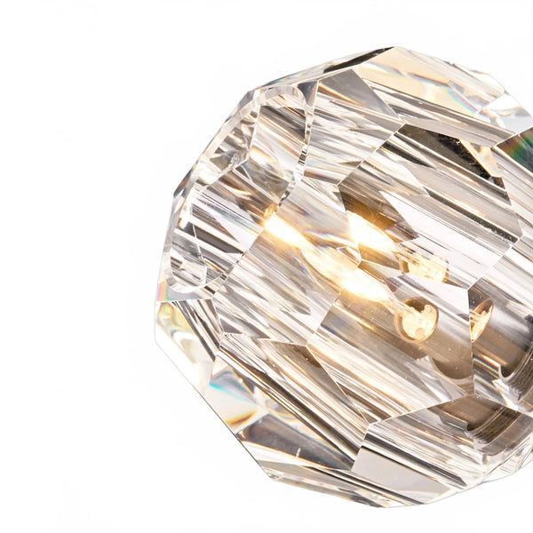 Orbital Cristal Glass Flushmount