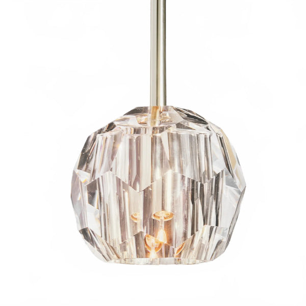 Orbital Cristal Glass Rod Pendant