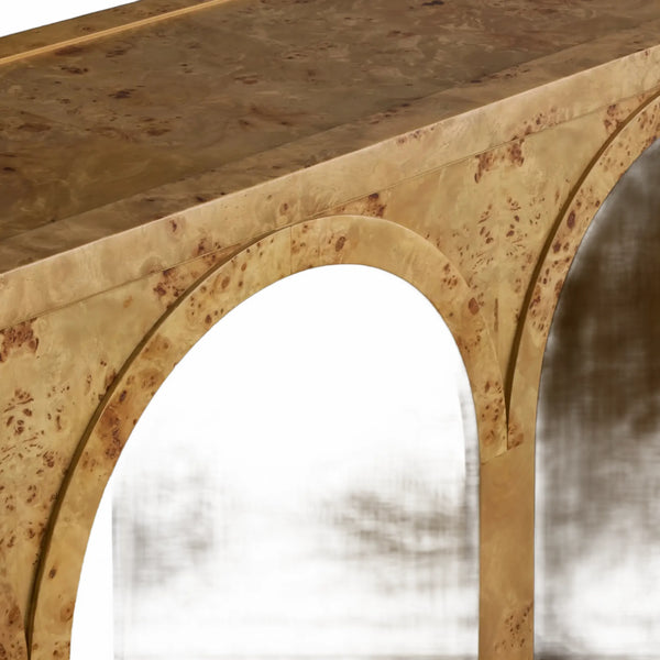 Hottiy Burl Console Table