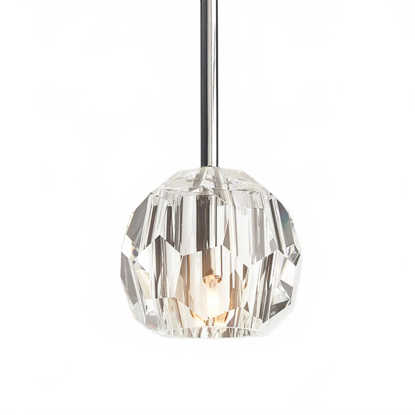 Orbital Cristal Glass Rod Pendant