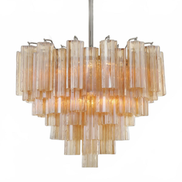 Adois Glass Multi-layer Round Chandelier