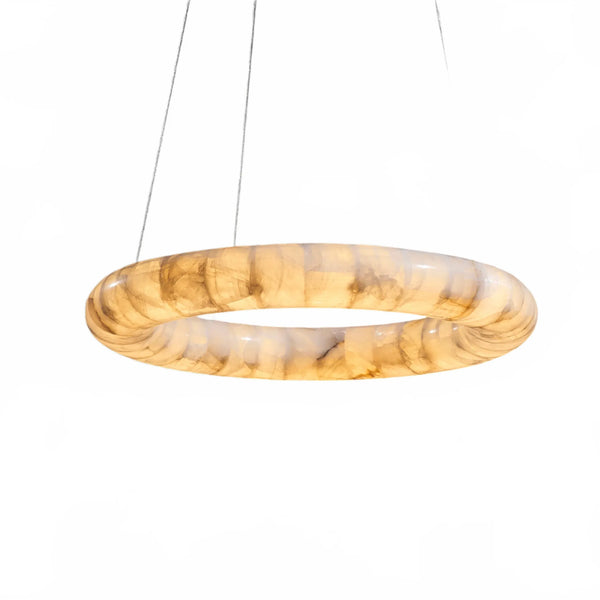 Lunara Curve Calcite Chandelier