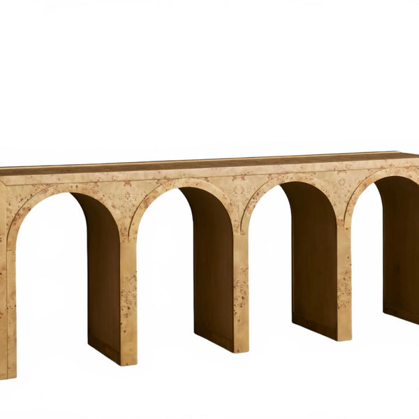 Hottiy Burl Console Table