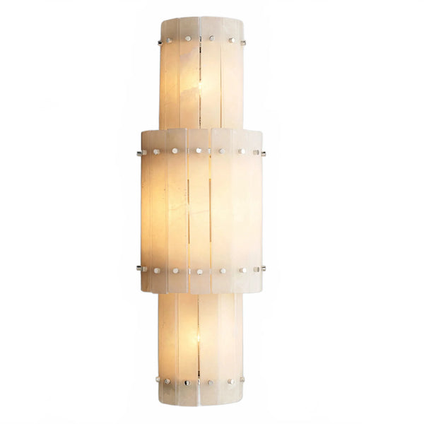 Royce Alabaster Grand Round Sconce