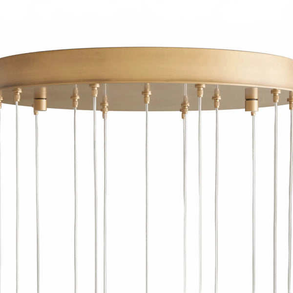 Alien Alabaster Around Chandelier