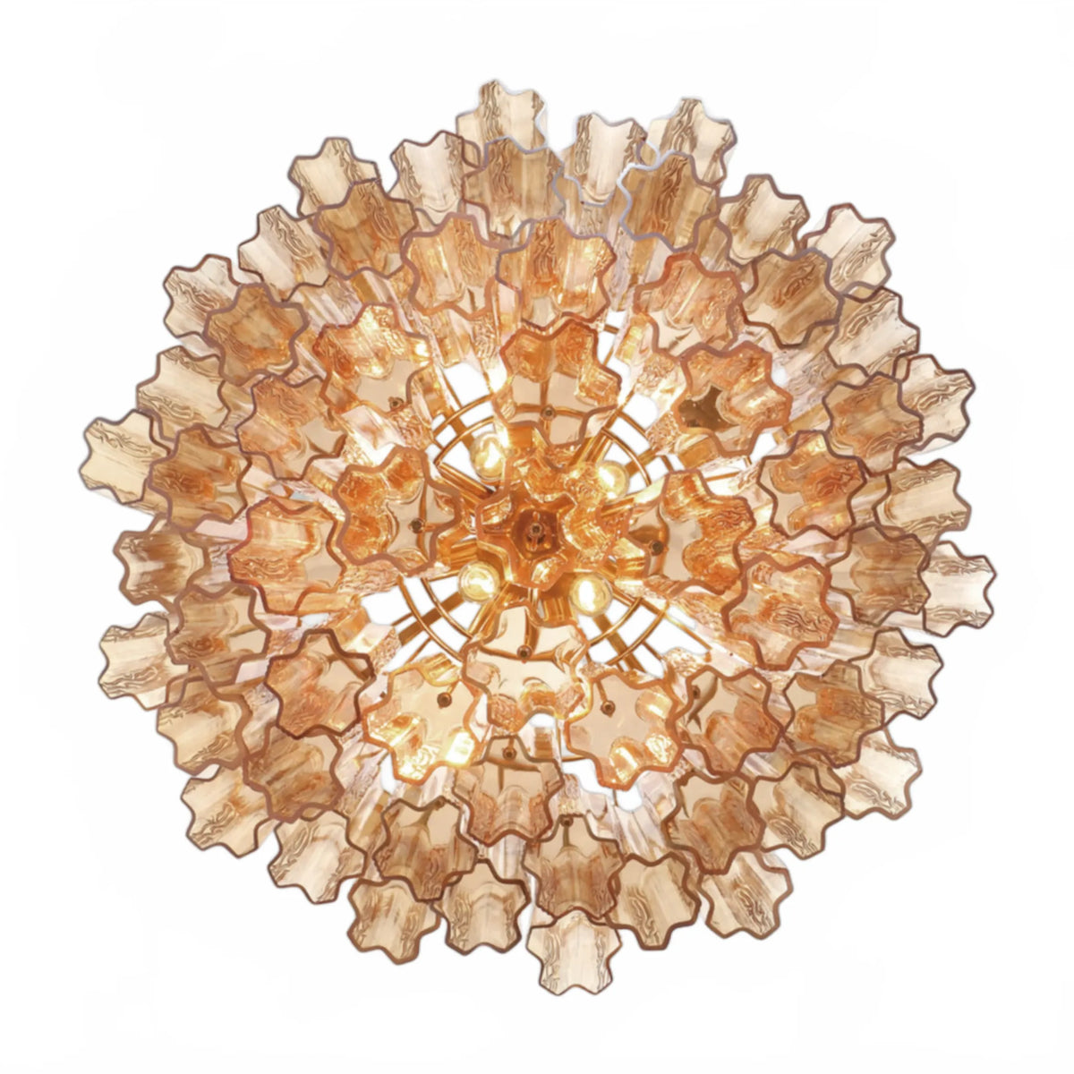 Adois Glass Multi-layer Round Chandelier