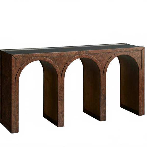 Hottiy Burl Console Table